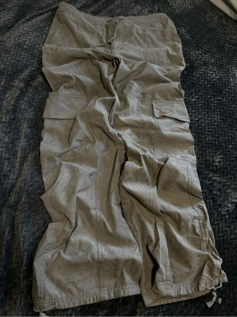 Gray Cargo Pants